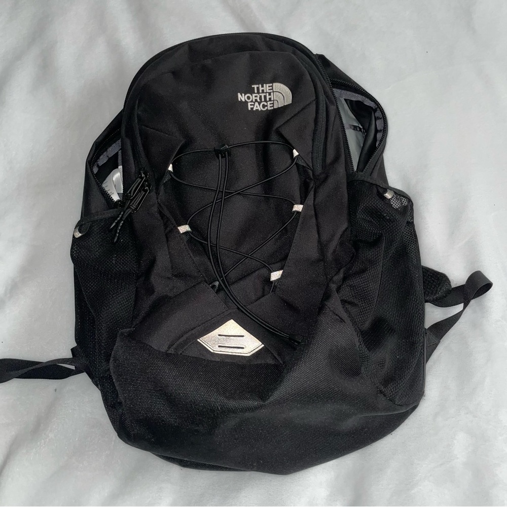 north face backpack black